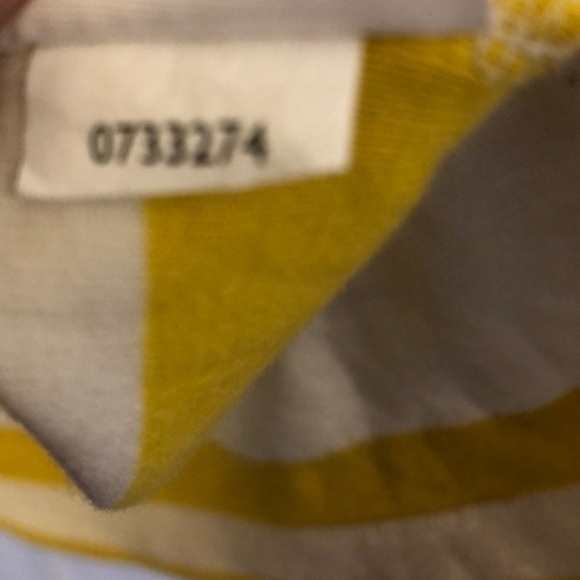 TOMMY Hilfiger XL Yellow and cream henley. Cute - Picture 6 of 7